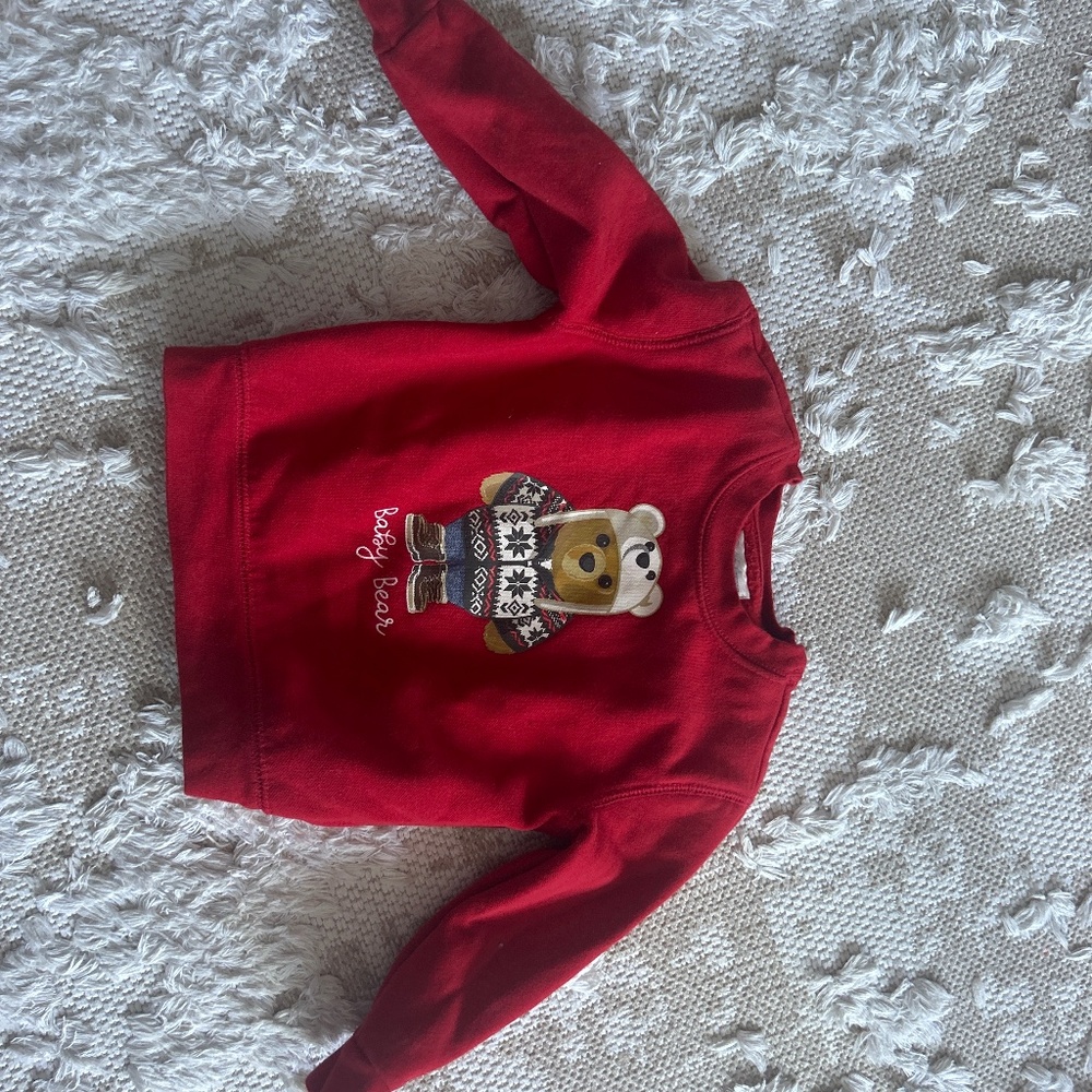 Baby bear polo sweatshirt